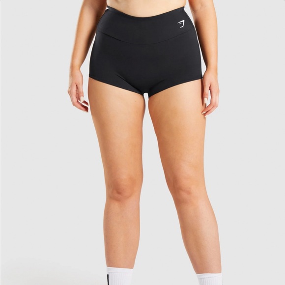 Black Gymshark Training Short Length Shorts - Picture 1 of 4